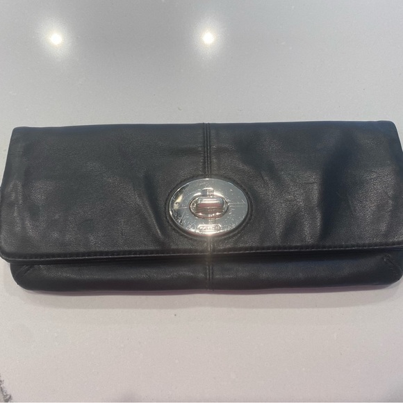 Coach Bags Coach Leather Clutch Black Poshmark